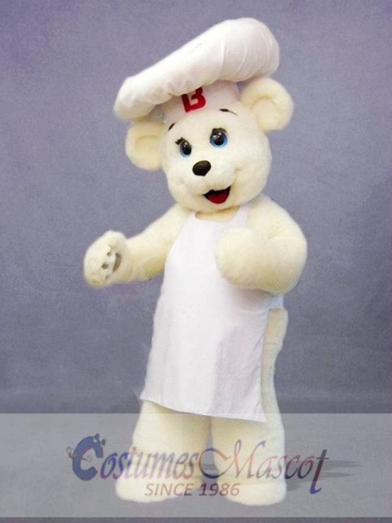 Chef Bear Mascot Costume