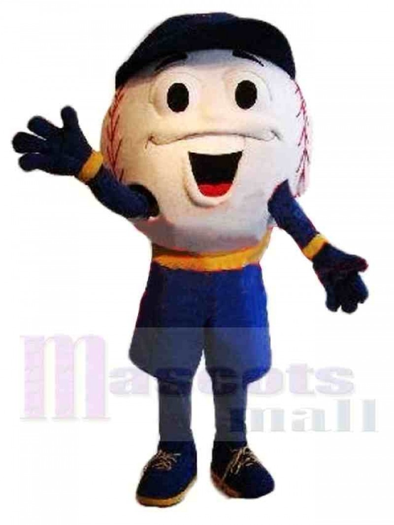 Happy Baseball Mascot Costume 