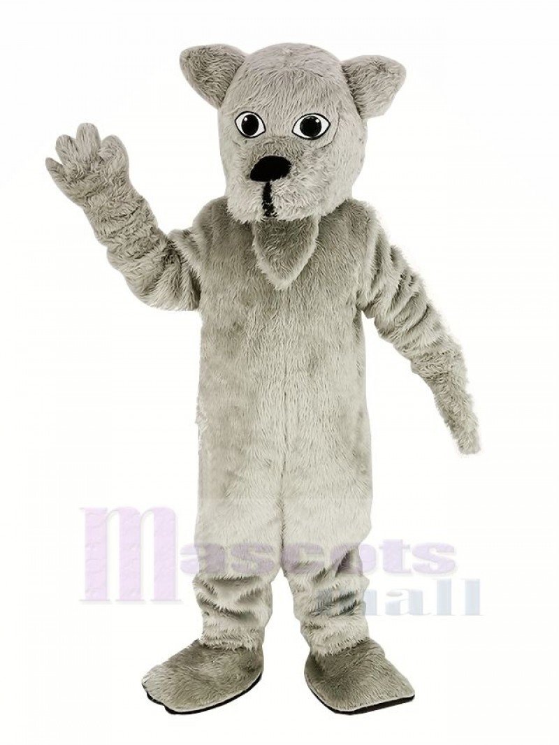 Hairy White Scottie Dog Mascot Costume Animal