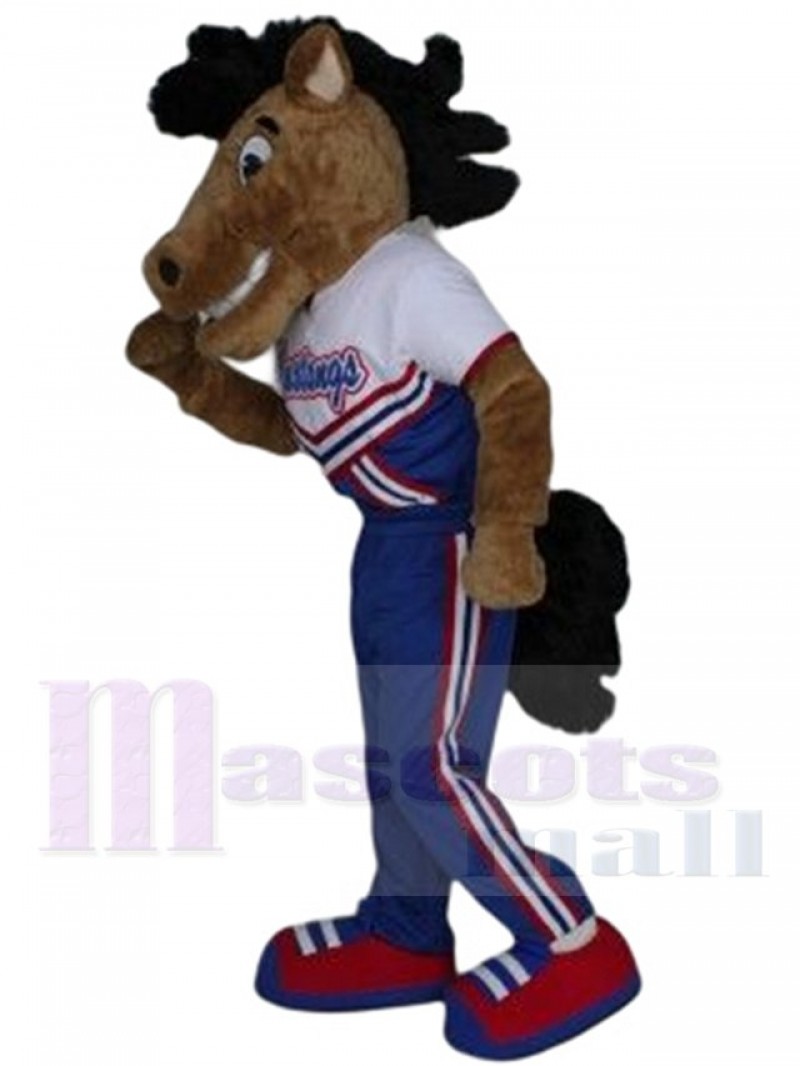 Mustang Horse mascot costume