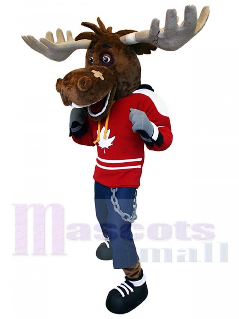 Moose mascot costume