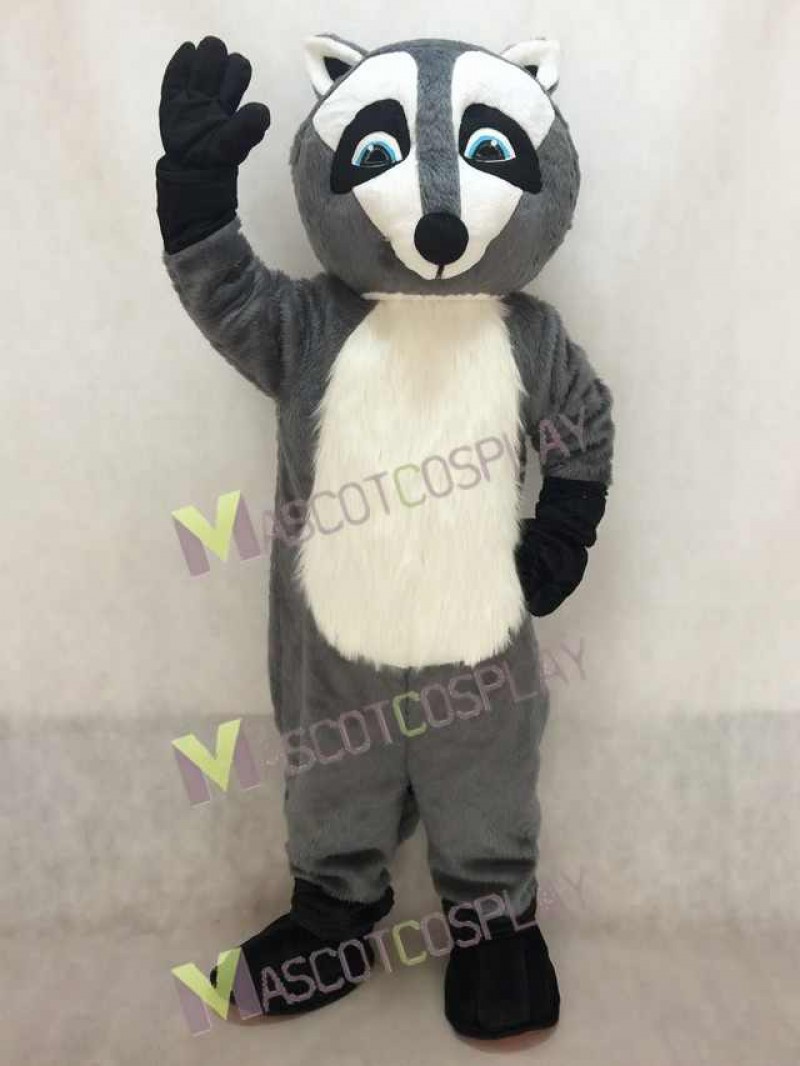 New Gray Ricky Raccoon Costume Mascot 