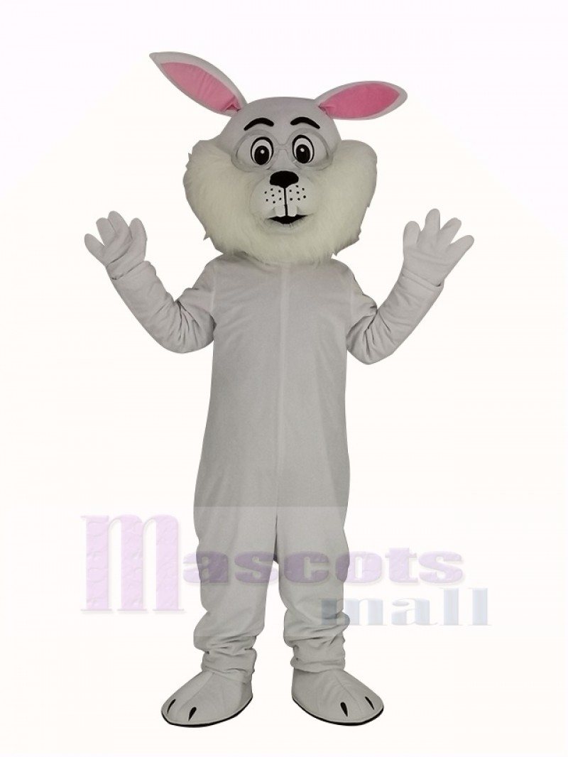 White Easter Bunny Rabbit Mascot Costume