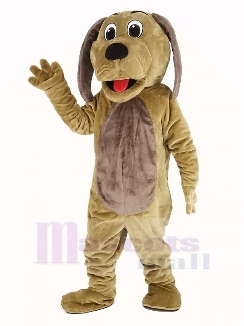 Dog with Brown Belly Mascot Costume