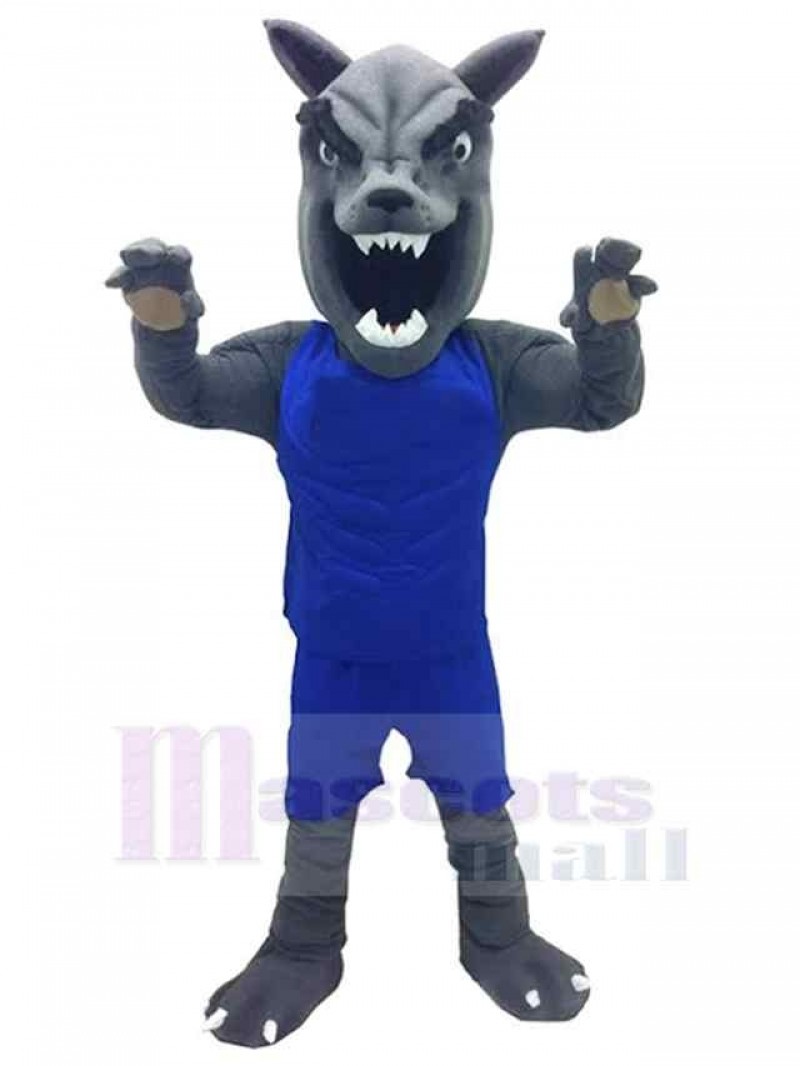 Wolf mascot costume