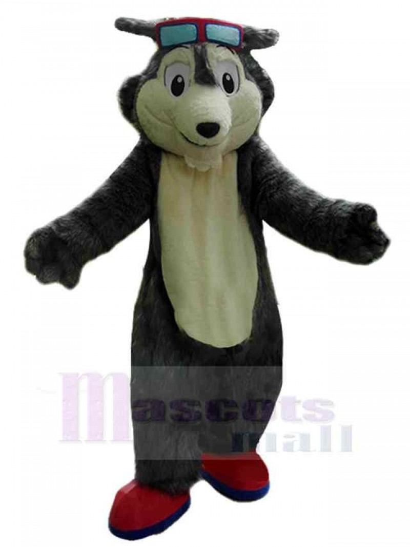 Wolf mascot costume