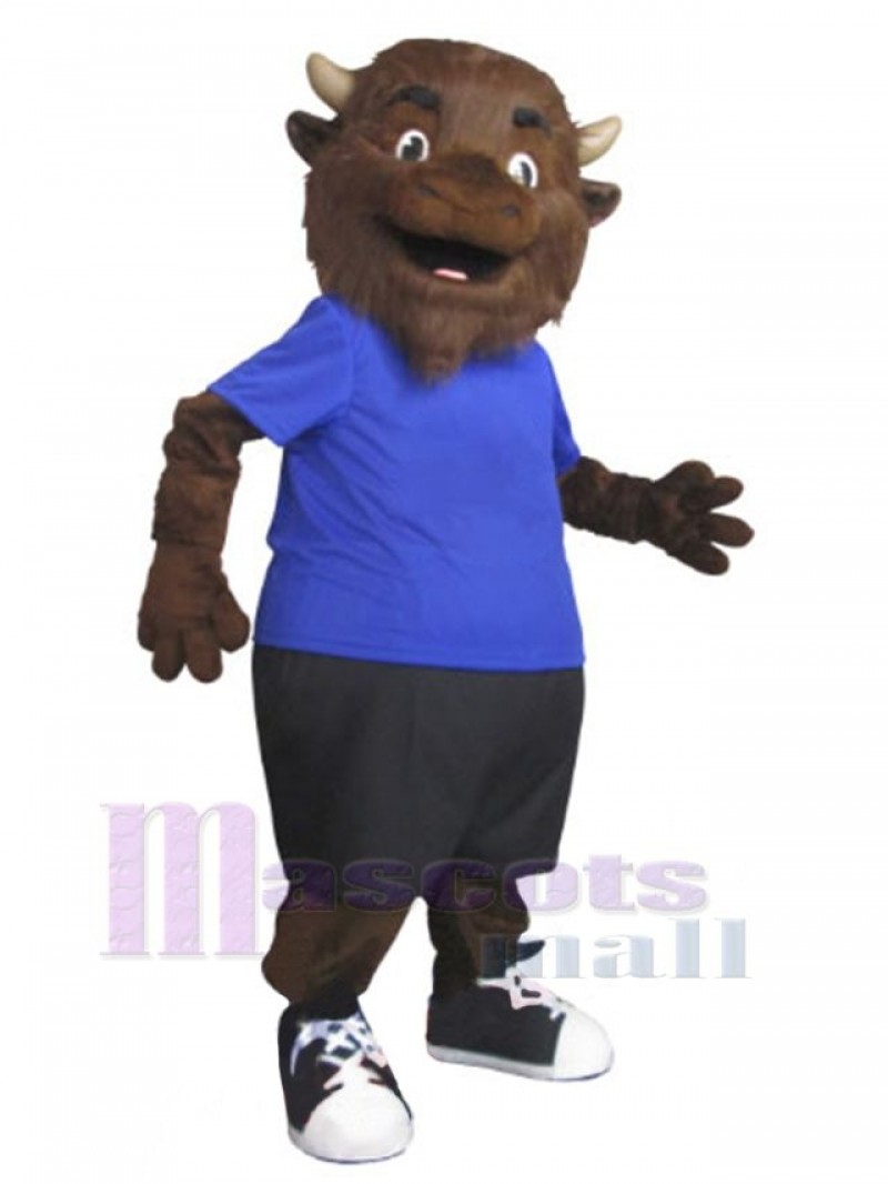 Bison mascot costume