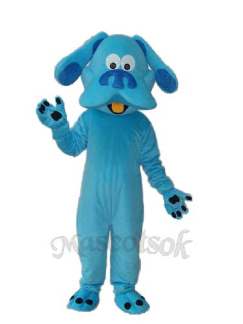 Blue Dog Mascot Adult Costume