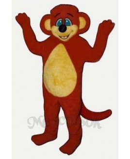 Red Mouse Mascot Costume