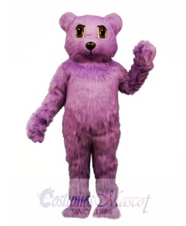 New Purple Bear Mascot Costume