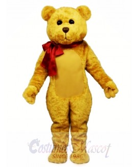 New Stuffed Teddy Bear with Bow Mascot Costume