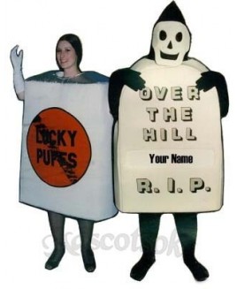 No Smoke Cigarettes Mascot Costume