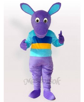 Purple Kangaroo Adult Mascot Costume