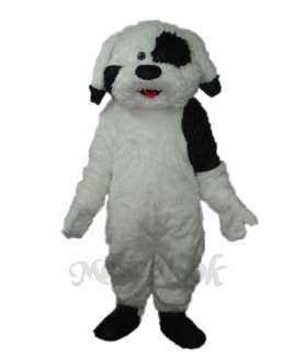 Long Haired Colourful Dog Mascot Adult Costume