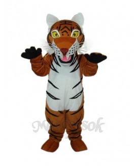 2nd Version Brown Tiger Mascot Adult Costume