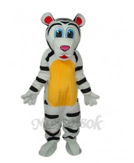 Colorful Tiger Mascot Adult Costume