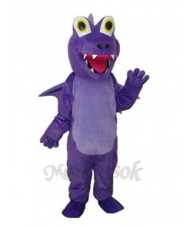 Purple Thorn Dragon Mascot Adult Costume