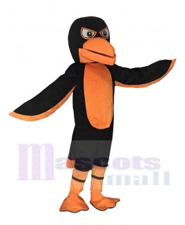 Black and Orange Falcon Mascot Costume