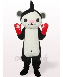 Black Miga Plush Adult Mascot Costume