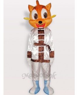 Cat Short Plush Adult Mascot Costume