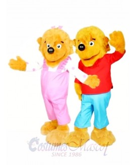 Berenstain Bear Brother Bear and Sister Bear Mascot Costume