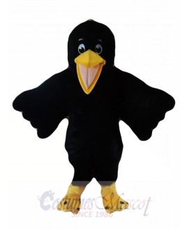 Black Bird Raven Mascot Costume  