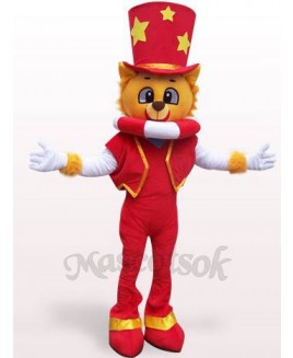Magician Lion Plush Adult Mascot Costume