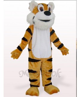 Orange Tiger Plush Mascot Costume