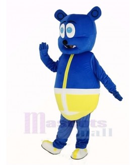 Blue Bear Monster Mascot Costume