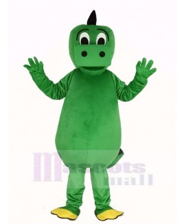 Green Dinosaur Mascot Costume Adult