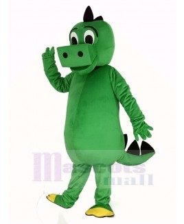 Green Dinosaur Mascot Costume Adult