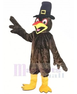 Thanksgiving Turkey with Hat Mascot Costume