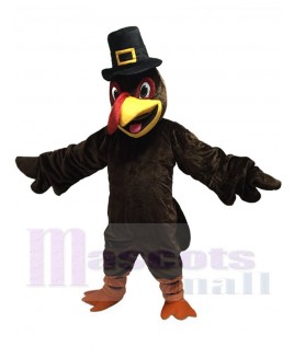 Cute Thanksgiving Turkey Mascot Costume with Hat