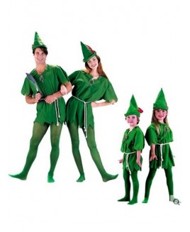 Cosplay Peter Pan Costume Child Kids Cartoon Movie Costume Sexy Women Girls Boys Peter Pan Costume