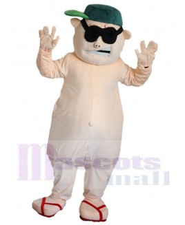 Fat Man mascot costume