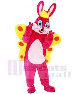 Butterfly Rabbit Bunny mascot costume