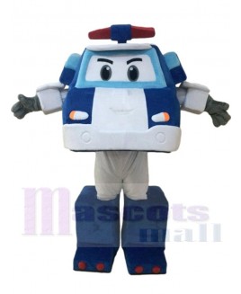 Police Car mascot costume