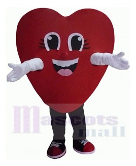 Red Heart mascot costume