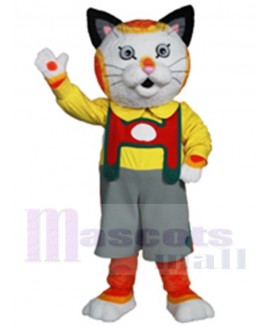 Huckle Cat Mascot Costume Cartoon