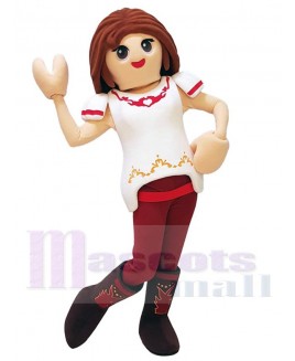 Female mascot costume