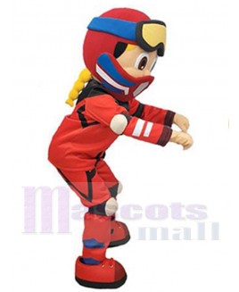 Ski Girl mascot costume
