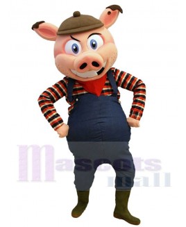 Pig mascot costume