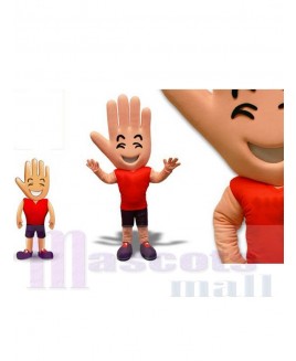 Palm Hand mascot costume