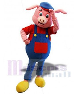 Pig mascot costume