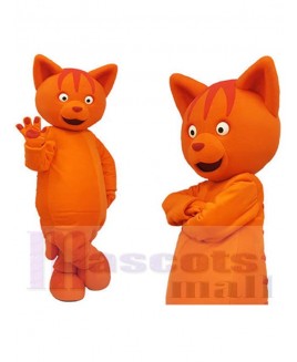 Lovely Orange Cat Mascot Costume Animal