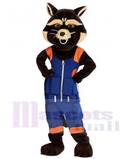 Rocket Raccoon mascot costume