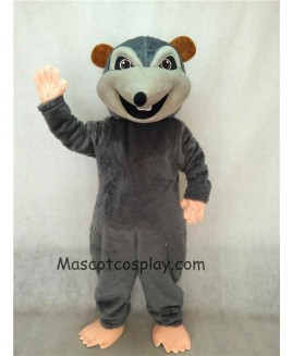 New Dark Gray Rink Rat Mascot Costume