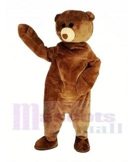 Brown Teddy Bear Mascot Costume