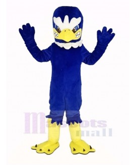 Fierce Blue Eagle Bird Mascot Costume Animal