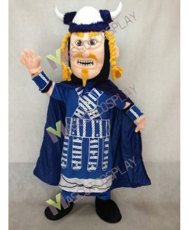 New Royal Blue Loki Viking Mascot Costume